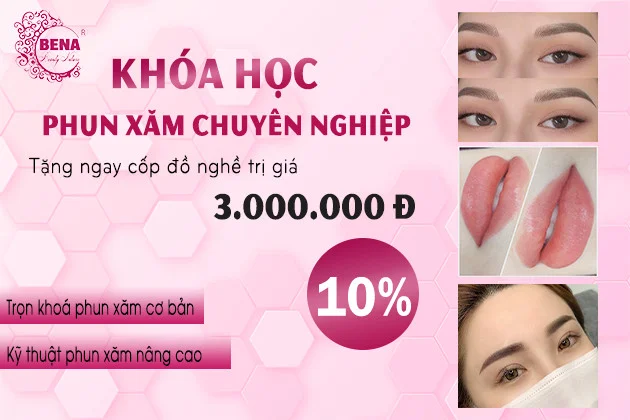 KHOÁ HỌC PHUN XĂM THẨM MỸ CHUYÊN NGHIỆP